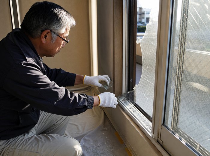 千葉市のガラス修理